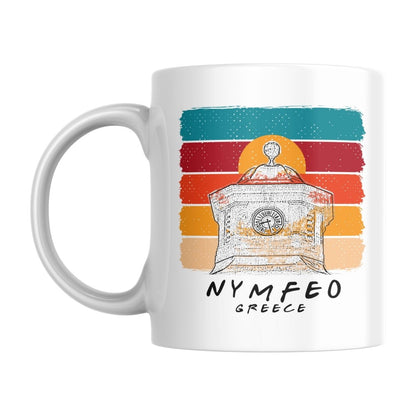 Nymfeo Co. White Glossy Mug Nikeios School