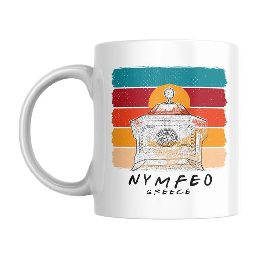 Nymfeo Co. White Glossy Mug Nikeios School